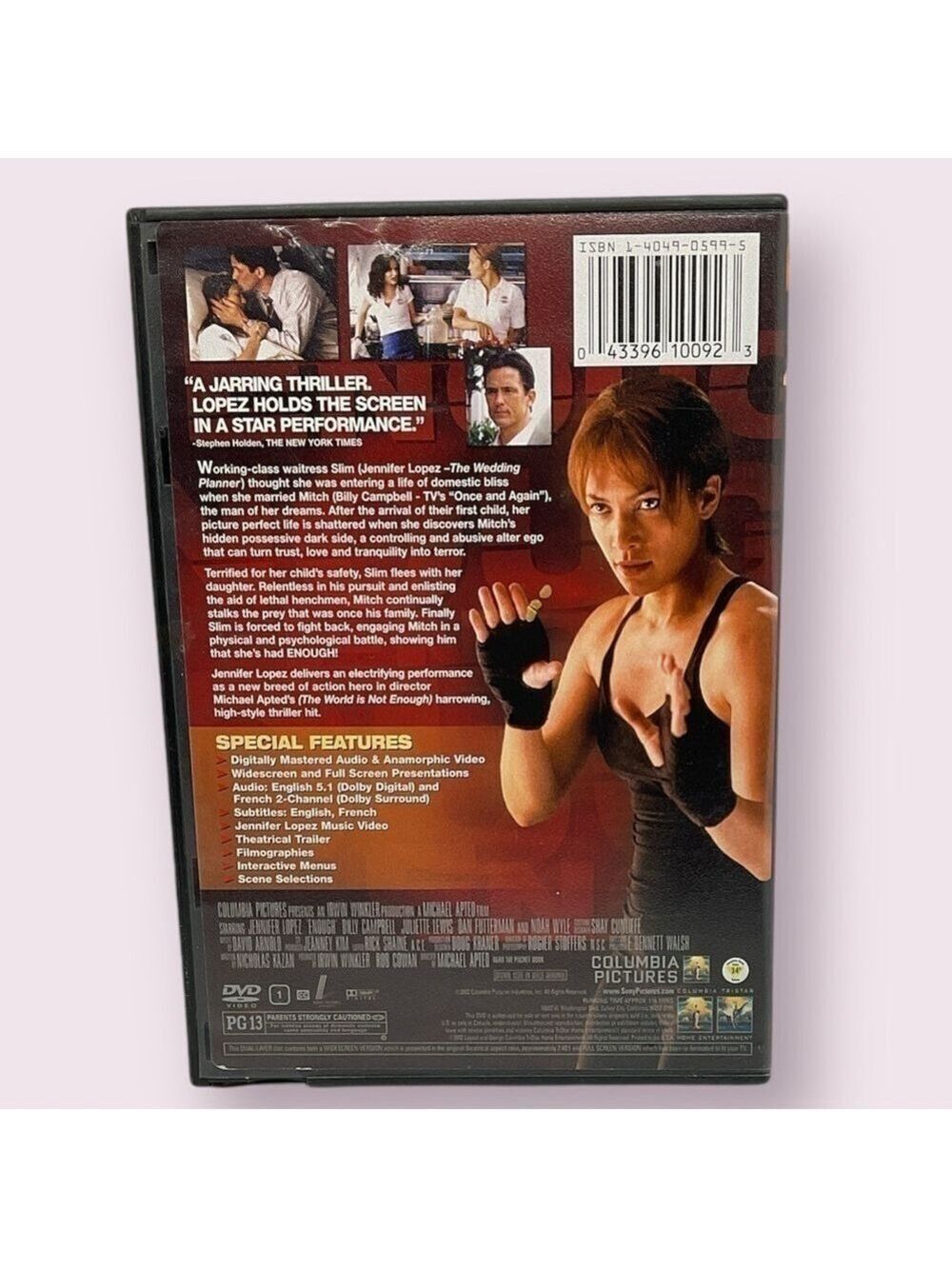 Enough DVD Jennifer Lopez